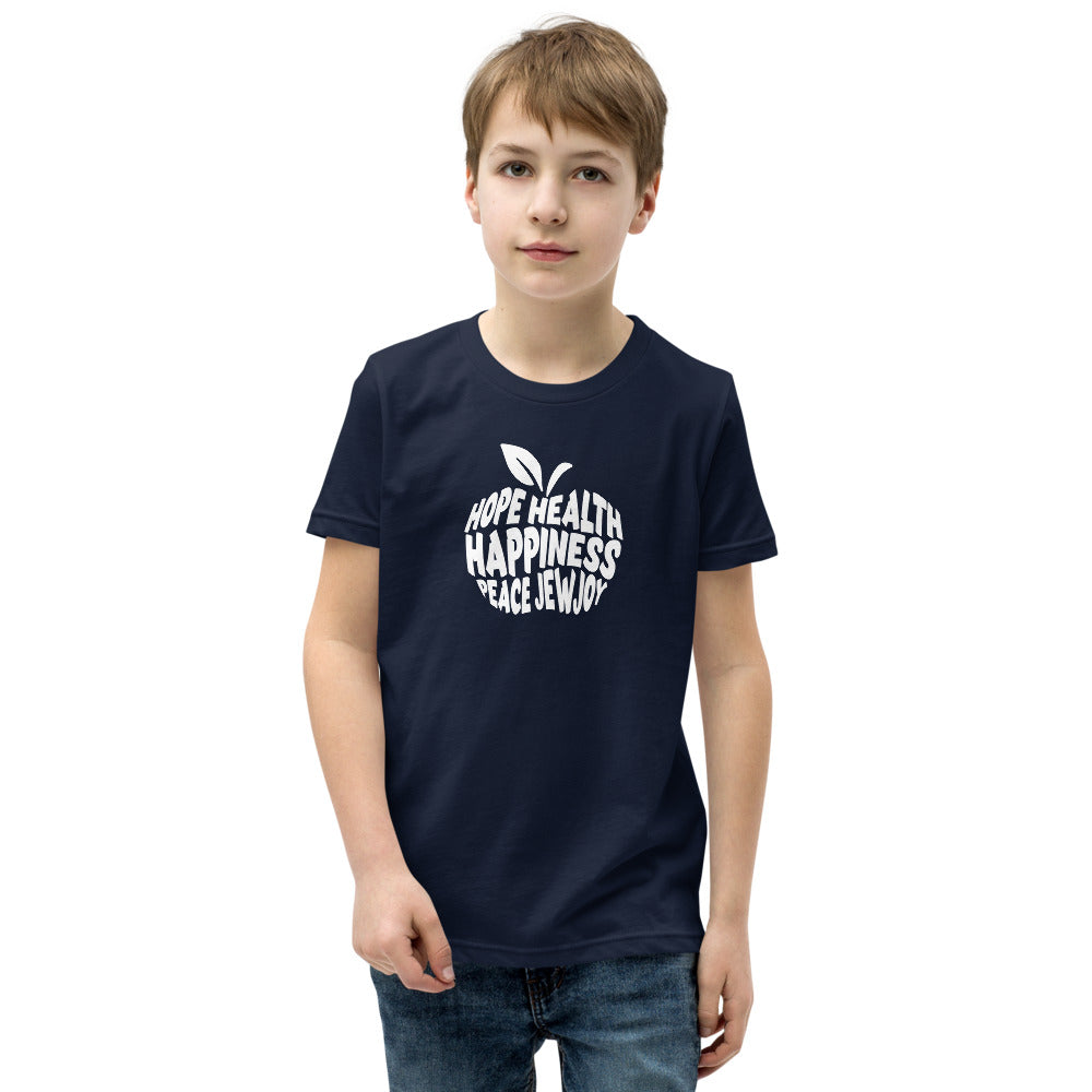 Hope Health Happiness Apple - Youth T-shirt