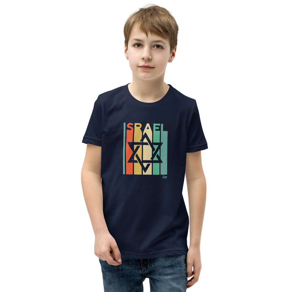 Israel Retro Stripes - Youth T-shirt