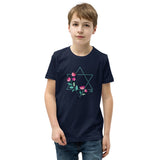 Star of David Flowers - Youth T-shirt