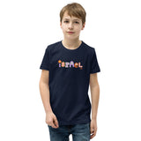 Israel Retro Flowers - Youth T-shirt