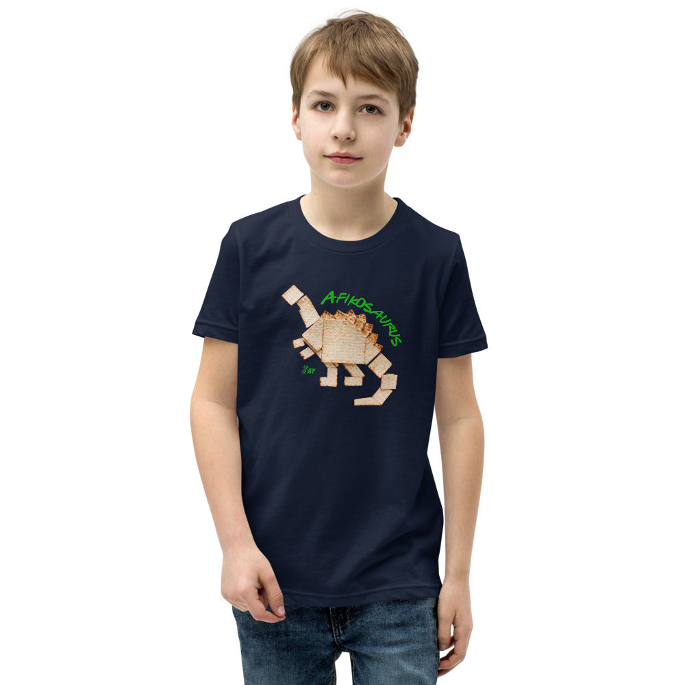 Afikosaurus Matzah Dinosaur - Youth T-shirt