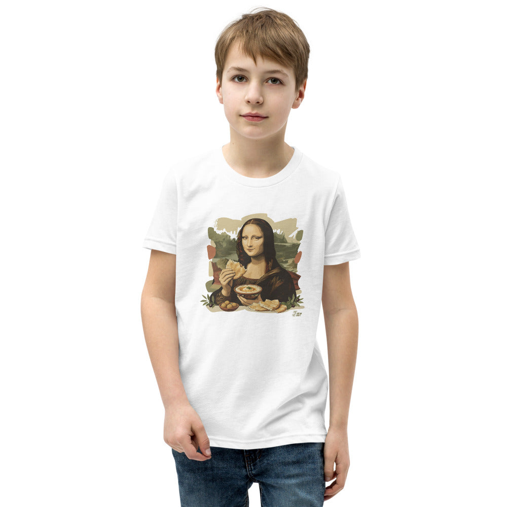 Mona Lisa Hummus - Youth T-shirt