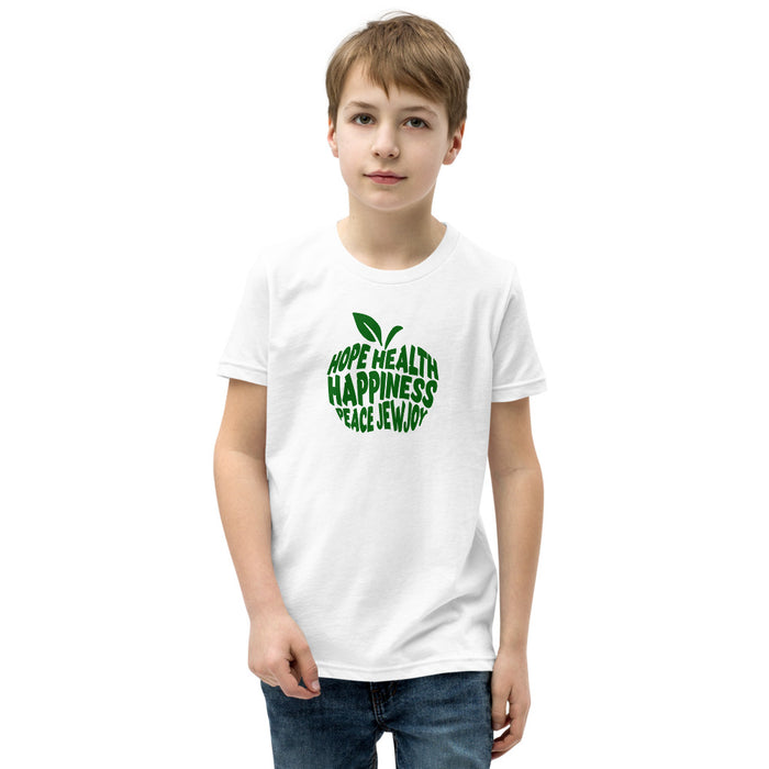 Hope Health Happiness Apple - Youth T-shirt