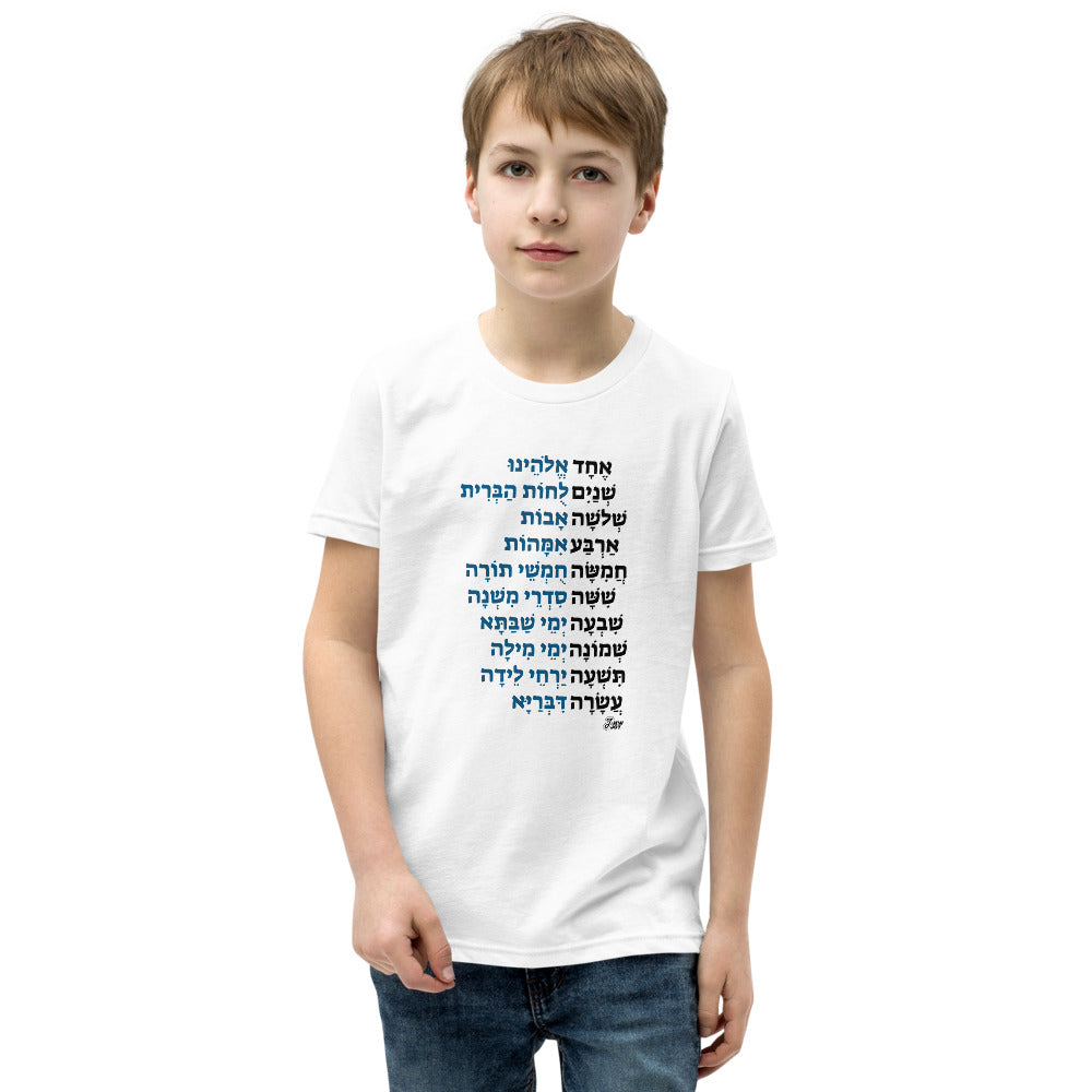 Echad Mi Yodea - Youth T-shirt